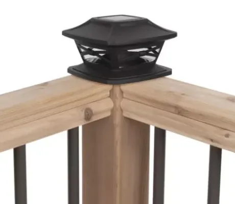 * Outdoor Lighting|Best Sale Patriot Lighting® Solar Integrated Led Crosby Bronze Post Cap Landscape Light