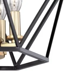 * Indoor Lighting|Best Sale Patriot Lighting® Roma Noble Bronze & Natural Brass 4-Light Semi-Flush Mount Ceiling Light