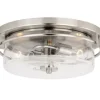 * Indoor Lighting|Best Sale Patriot Lighting® Addison Satin Nickel Flush Mount Ceiling Light