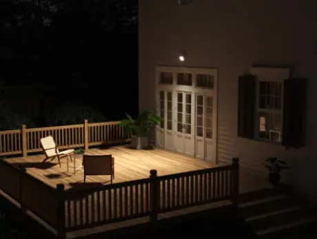 * Outdoor Lighting|Best Sale Patriot Lighting® Bronze Led Dusk-To-Dawn Outdoor Security Flood Light