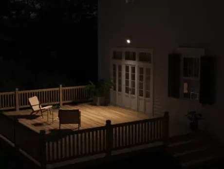 * Outdoor Lighting|Best Sale Patriot Lighting® Bronze Led Dusk-To-Dawn Outdoor Security Flood Light