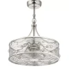 * Ceiling Fans|Best Sale Patriot Lighting™ Urbaine 24″ Polished Nickel Fandelier
