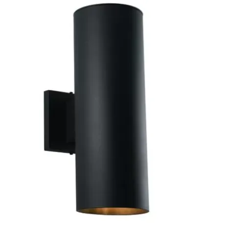 * Outdoor Lighting|Best Sale Patriot Lighting® Chiasso Textured Black 2-Light Outdoor Wall Light