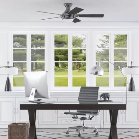 * Ceiling Fans|Best Sale Patriot Lighting™ Ogun 52″ Gunmetal Indoor Led Ceiling Fan