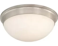 * Indoor Lighting|Best Sale Patriot Lighting® Tertial Ii Brushed Nickel 2-Light Flush Mount Ceiling Light