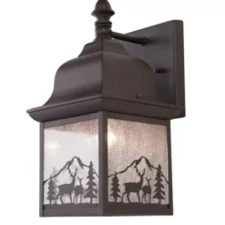 * Outdoor Lighting|Best Sale Patriot Lighting® Whitetail Tannery Bronze Outdoor Wall Light