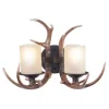 * Indoor Lighting|Best Sale Patriot Lighting® Yoho Black Walnut 2 Light Antler Vanity Light