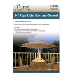 * Outdoor Lighting|Best Sale Patriot Lighting® 24″ Rope Light Mounting Channel