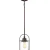 * Indoor Lighting|Best Sale Patriot Lighting® Resto Imperial Bronze 1-Light Mini Pendant