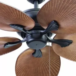 * Ceiling Fans|Best Sale Patriot Lighting™ Florida Breeze 52″ Bronze Indoor/Outdoor Led Ceiling Fan