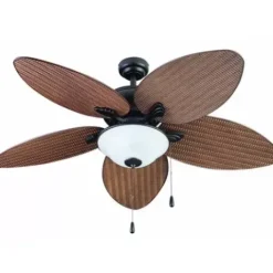 * Ceiling Fans|Best Sale Patriot Lighting™ Florida Breeze 52″ Bronze Indoor/Outdoor Led Ceiling Fan