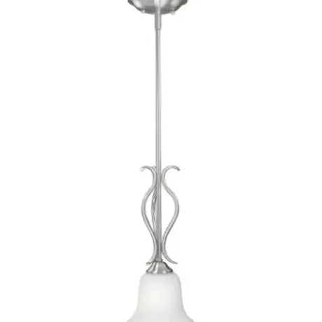 * Indoor Lighting|Best Sale Patriot Lighting® Samantha Satin Nickel 1-Light Mini Pendant