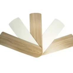 * Ceiling Fans|Best Sale Patriot Lighting® 52″ Light Oak/White Ceiling Fan Replacement Blades – 5 Pcs/Set