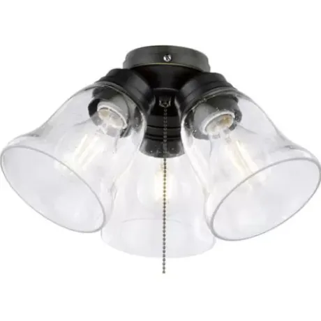 * Ceiling Fans|Best Sale Patriot Lighting® Peterson 3-Light Oil-Rubbed Bronze Led Ceiling Fan Light