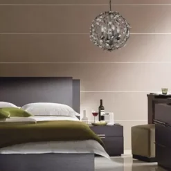 * Indoor Lighting|Brand New Patriot Lighting® Trellis Architectural Bronze With Gold Accent 4-Light Pendant