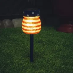 * Outdoor Lighting|Brand New Patriot Lighting® Solar Integrated Led Patriotic Jar Landscape Light