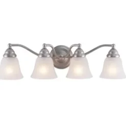 * Indoor Lighting|Brand New Patriot Lighting® Standford Brushed Nickel 4 Light Vanity Light