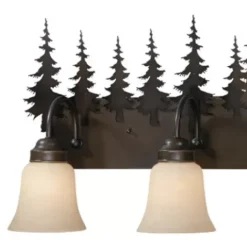 * Indoor Lighting|Brand New Patriot Lighting® Yosemite Burnished Bronze 4 Light Vanity Light