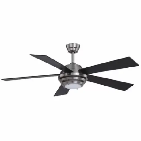 * Ceiling Fans|Brand New Patriot Lighting™ Kyoto 52″ Brushed Nickel Indoor Integrated Led Ceiling Fan