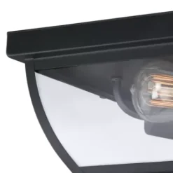 * Outdoor Lighting|Brand New Patriot Lighting® Granville Oil-Burnished Bronze 2-Light Outdoor Flush Mount Light