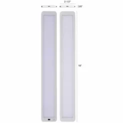 * Indoor Lighting|Brand New Patriot Lighting® 18″ Led Plug-In Under Cabinet Strip Light – 2 Pack