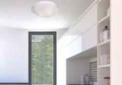 * Indoor Lighting|Brand New Patriot Lighting® Clifton Brushed Nickel 2-Light Flush Mount Ceiling Light