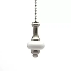 * Ceiling Fans|Brand New Patriot Lighting® Brushed Chrome With White Pull Chain