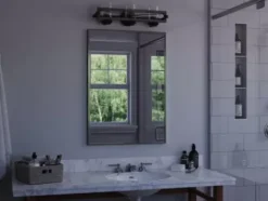 * Indoor Lighting|Brand New Patriot Lighting® Lizzie Matte Black 3-Light Vanity Light