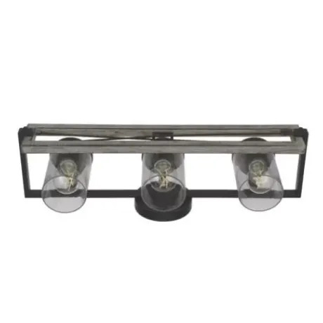 * Indoor Lighting|Brand New Patriot Lighting® Lizzie Matte Black 3-Light Vanity Light