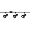 * Indoor Lighting|Brand New Patriot Lighting® Step Light 3-Light Black Track Lighting Set