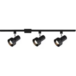 * Indoor Lighting|Brand New Patriot Lighting® Step Light 3-Light Black Track Lighting Set