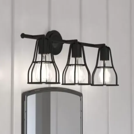 * Indoor Lighting|Brand New Patriot Lighting® Clybourn Oil Rubbed Bronze 3 Light Vanity Light