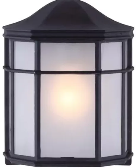 * Outdoor Lighting|Budget Patriot Lighting® Alessia Black Outdoor Wall Light
