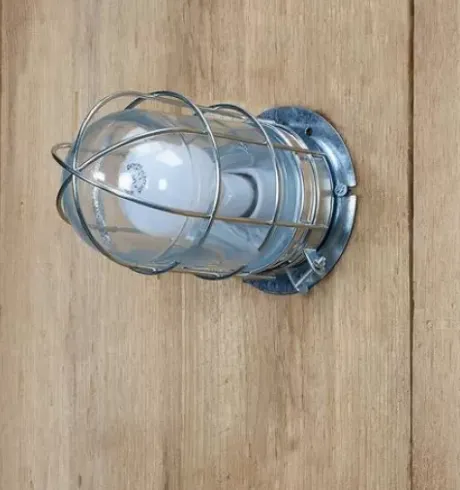 * Outdoor Lighting|Budget Patriot Lighting® All-Weather 1-Light Wall/Ceiling Barn Light W/ Metal Guard