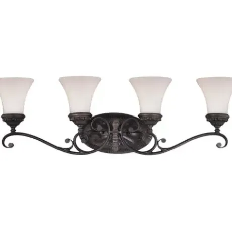 * Indoor Lighting|Budget Patriot Lighting® Avenant Bronze 4 Light Vanity Light