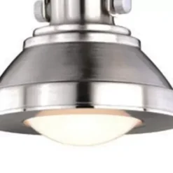 * Indoor Lighting|Budget Patriot Lighting® Adam Nickel 1-Light Led Track Lighting Pendant