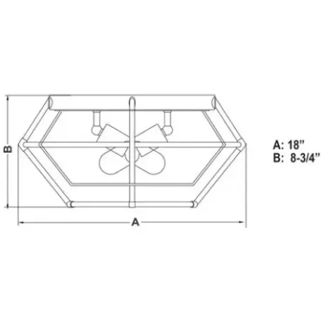 * Indoor Lighting|Budget Patriot Lighting® Bartlett Oil Rubbed Bronze 3 Light Flush Mount Ceiling Light
