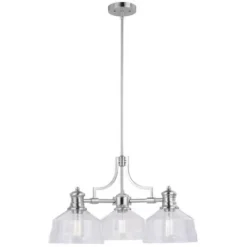 * Indoor Lighting|Budget Patriot Lighting® Beloit Satin Nickel 3 Light Chandelier