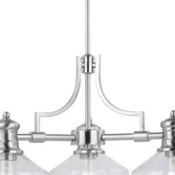 * Indoor Lighting|Budget Patriot Lighting® Beloit Satin Nickel 3 Light Chandelier