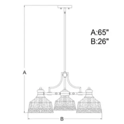 * Indoor Lighting|Budget Patriot Lighting® Beloit Satin Nickel 3 Light Chandelier