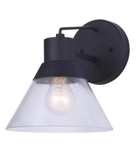 * Outdoor Lighting|Budget Patriot Lighting® Connie Black Outdoor Wall Light – 2 Pack