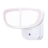 * Outdoor Lighting|Budget Patriot Lighting® Dualux White Integrated Led Dual Head Dusk-To-Dawn Security Flood Light