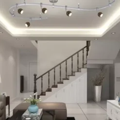 * Indoor Lighting|Budget Patriot Lighting® Ernest 1-Light Nickel Track Lighting Head