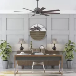 * Ceiling Fans|Budget Patriot Lighting™ Grand Haven Ii 62″ Oil-Rubbed Bronze Indoor Led Ceiling Fan