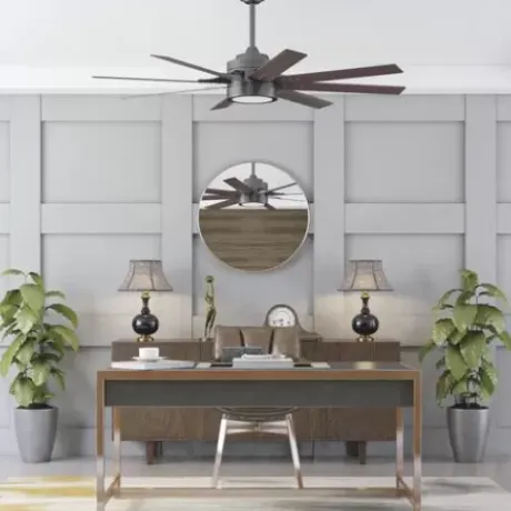 * Ceiling Fans|Budget Patriot Lighting™ Grand Haven Ii 62″ Oil-Rubbed Bronze Indoor Led Ceiling Fan