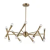 * Indoor Lighting|Budget Patriot Lighting® Greer 16-Light Antique Gold Chandelier