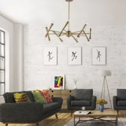 * Indoor Lighting|Budget Patriot Lighting® Greer 16-Light Antique Gold Chandelier