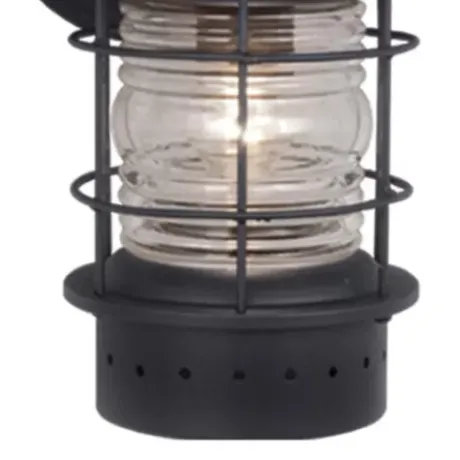 * Outdoor Lighting|Budget Patriot Lighting® Hyannis Textured Black Outdoor Wall Light