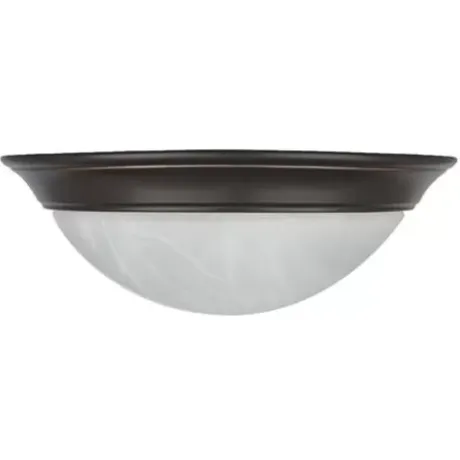 * Indoor Lighting|Budget Patriot Lighting® Karter Bronze Integrated Led Flush Mount Ceiling Light