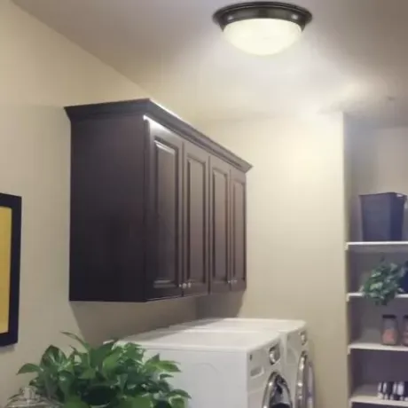 * Indoor Lighting|Budget Patriot Lighting® Karter Bronze Integrated Led Flush Mount Ceiling Light